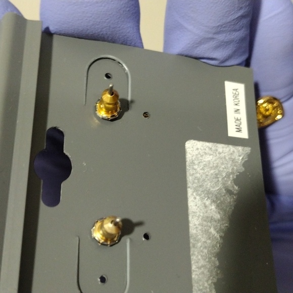 Women's Polished Gold-tone Beaded Post Drop Heart Charm Drop Dangle Earrings 2" - Picture 4 of 5